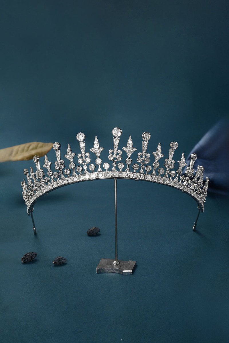 Silver Radiant Zircon Tiara - BOLODOO