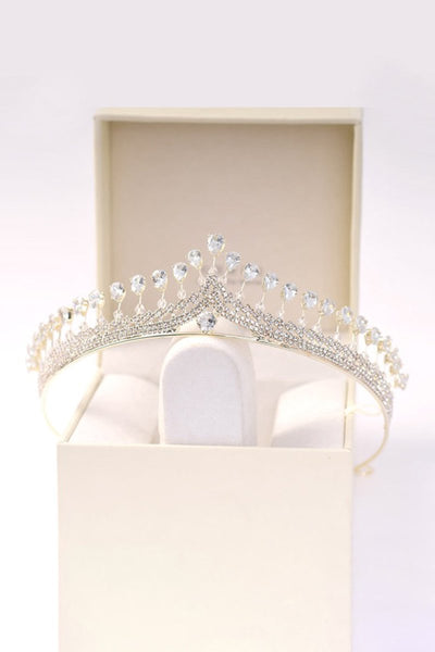 Silver Royal Queen Rhinestone Tiaras - BOLODOO