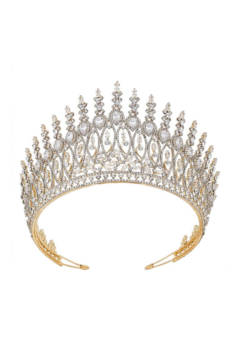 Silver Tall Wedding Tiara