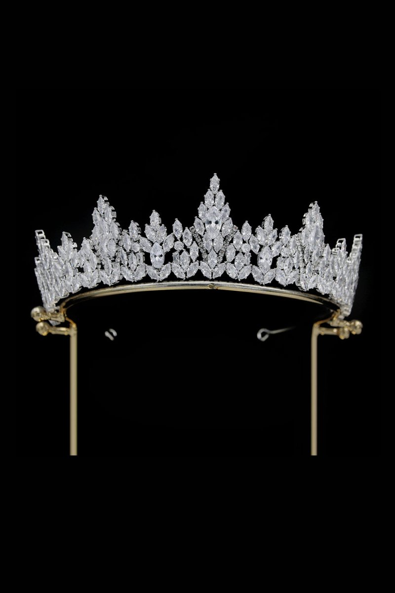 Silver Zirconia Bridal Tiara