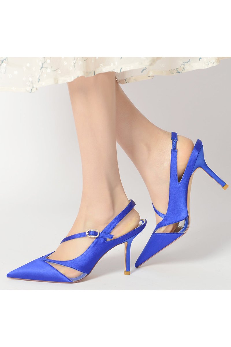 Slingback Pointed Toe High Heels