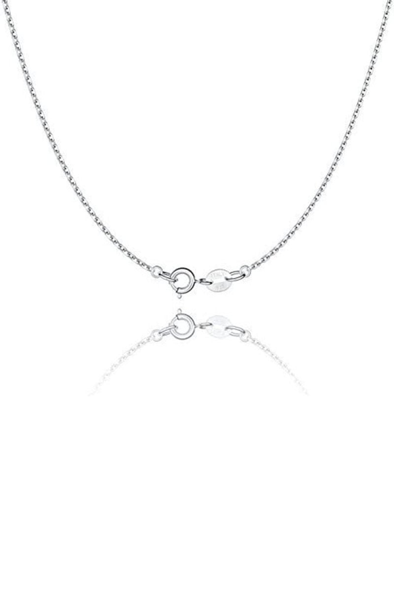 Spring Clasp Oval Plate Necklace - BOLODOO