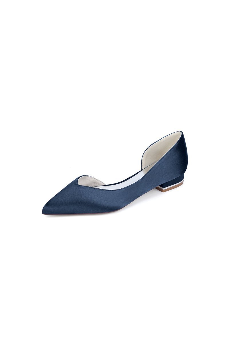 Ivory Flat Shoes with a Sleek Design - BOLODOO