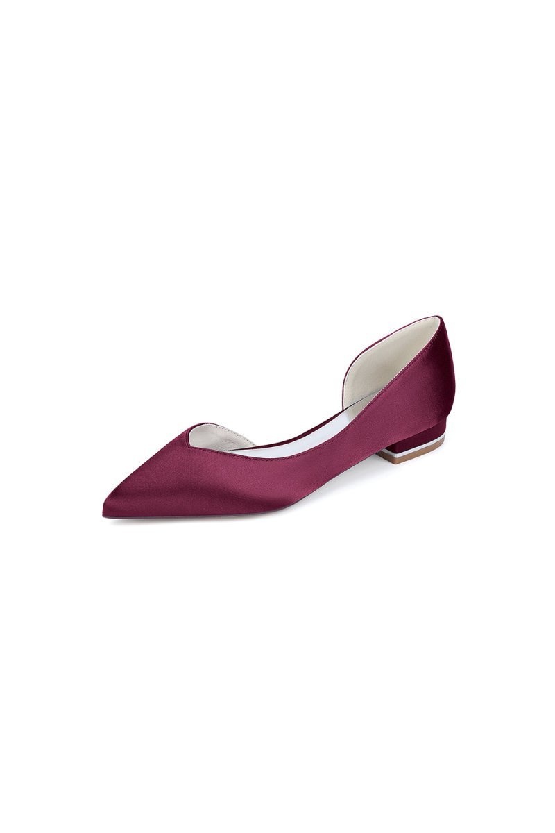 Ivory Flat Shoes with a Sleek Design - BOLODOO