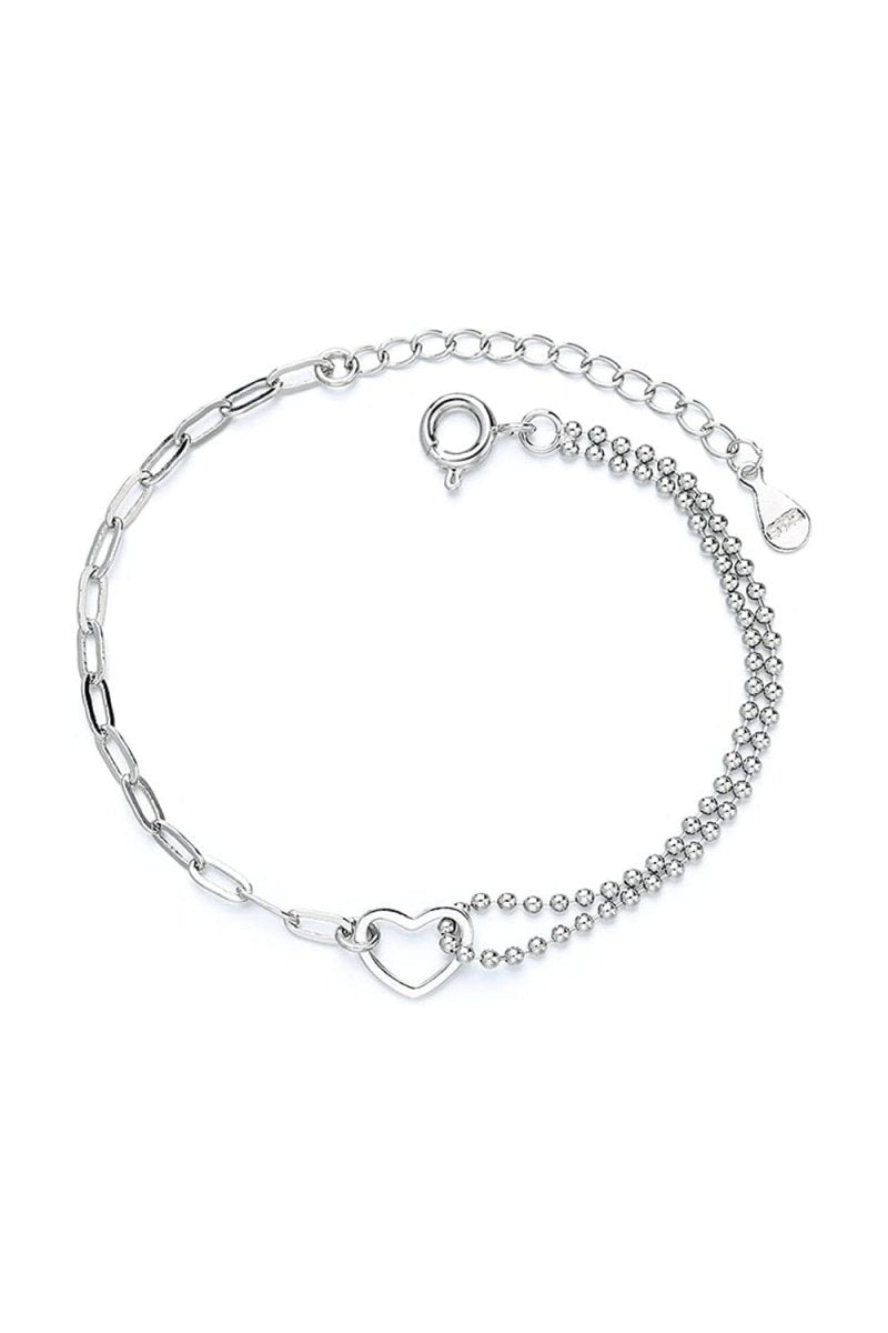 Love Heart Link Bracelets - BOLODOO