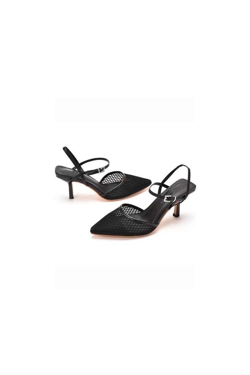 Women's Leatherette With Ankle Strap Closed Toe Stiletto Heel Wedding Shoes